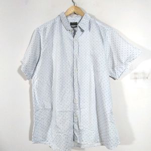 Light Blue Printed Shirt (Men's)