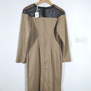 Khaki And Black Dress (Women's)