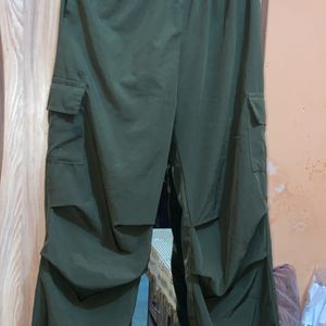 Korean Baggy Parachute Cargo Trouser