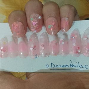Sakura Blush Press On Nails