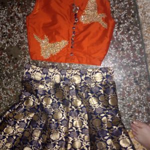 Lehnga Choli (S)Size Fully Stiched