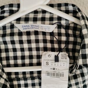 Zara gingham Checked Shirt