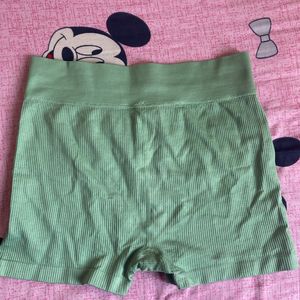 Green Colour GYM Shorts