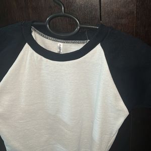 Black And White Aesthetic Crop Top