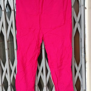 Pink Chudidar Leggings