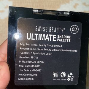 Swiss Beauty Ultimate Shadow Palette