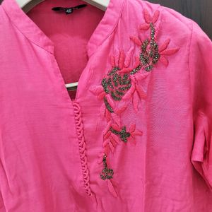 Pink Kurta