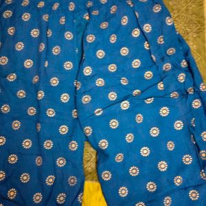 Blue Kurti With Pant