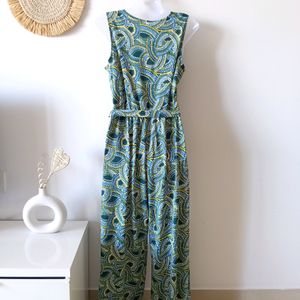 NY Collection Elegant Printed Jumpsuit