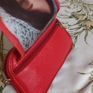 Stylish 3d Face Print - Slingbag