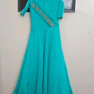 Gown With Cold Shoulder Style