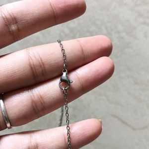 Silver Moon Necklace