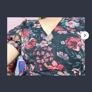 Women Crop Top Like Blouse