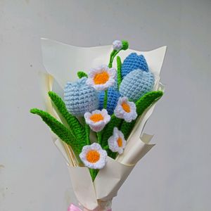 Crochet Daisy Sunflower And Tulips