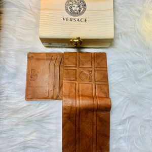 New light brown 🤎 Versace Leather Wallet