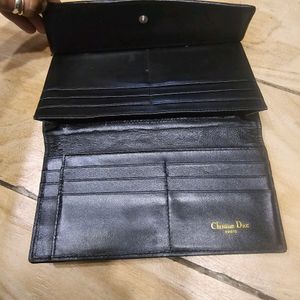 Original Dior Wallet Furry Material