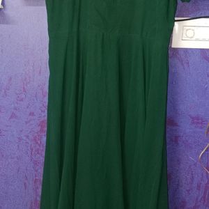 Dark Leaf Green Gown