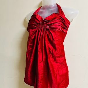 Vintage Pintrest Padded Red Rose Corset 🌹