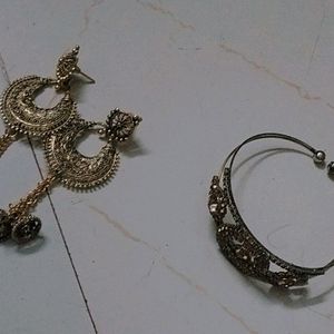 Combo Of Earings And Bracelet