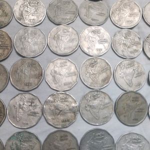 Rare Old 2rupee Coin 100 Pcs