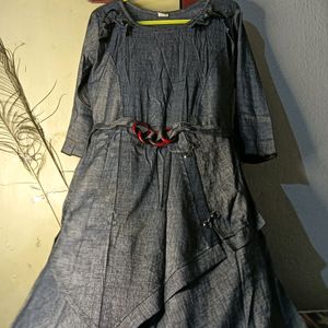 Charcoal Colour Dress