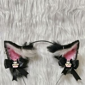 Cupcake Kuromi Cat Ears 🖤🎀✨️