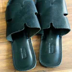 Designer Leather Kids Slip Ons