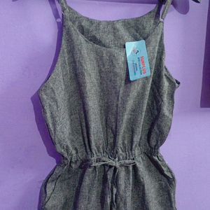 Fabulous Grey Jumpsuit For Girls And Women's