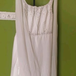 Amazing Off White Long Gown/New With Tag