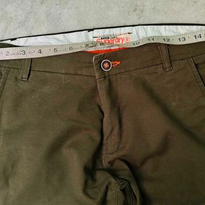 Superdry Originals Olive Color Trouser 32 Waist