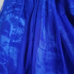 Net Gown Navy Blue Color For Small Size