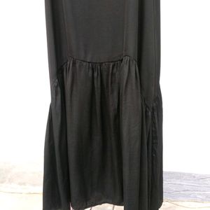 Elegant Black Sleeveless Midi Dress