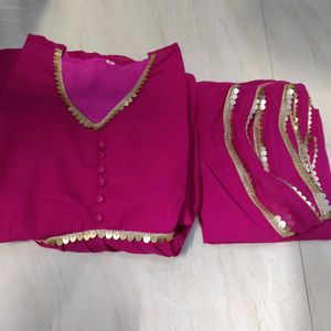 Brand New Anarkali Gown With Dupatta