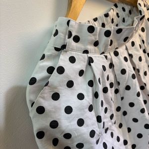 Polka Dot Cotton Skirt