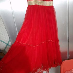 Red Sequin Gown