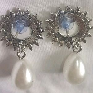 Beautiful White Pearl Earrings