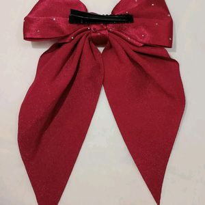 Shimmer Red Bow