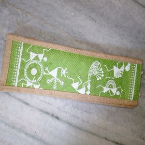 Warli Print Bottle Bag