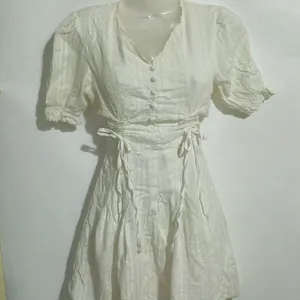 VERY CUTE OFF WHITE FROCK