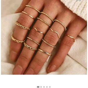 Set Of 5 Finger Ring