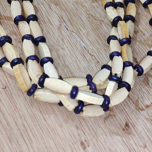 New Festive Bamboo & Wooden Bead Jewellery Piece