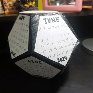 Handcrafted Dodecahedron Calender