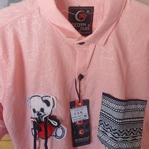 With 3 Colors Popcorn Teddy Shirt