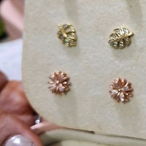 Giva Rose Gold Floral Dreams Studs