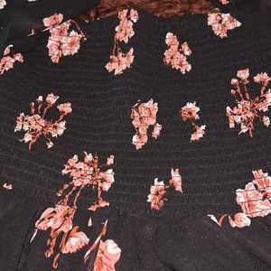 Black Floral Dress