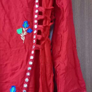 Red Kurta