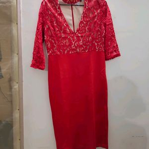 Imported Red Party Dress