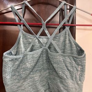 Plush Green HRX Sports Bra