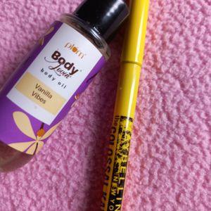 Colossal kajal & vanilla Vibes body oil Mini