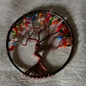 Colorful Tree Of Life Copper Wire Art